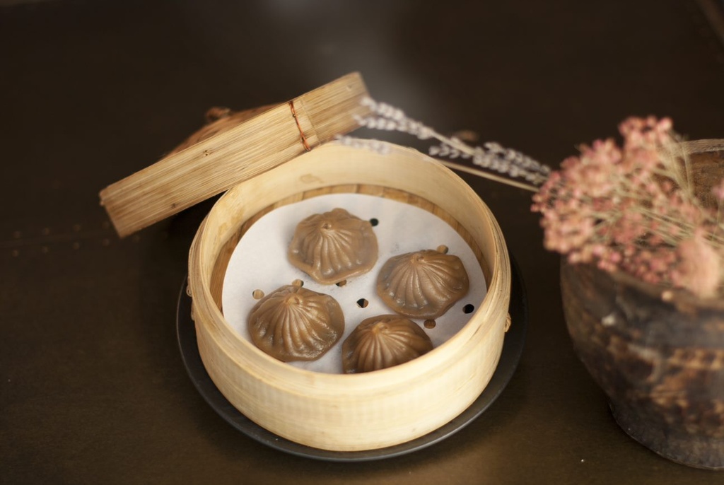 1-4. Wuxi Xiaolongbao con caldo--sabor Soja dulce  