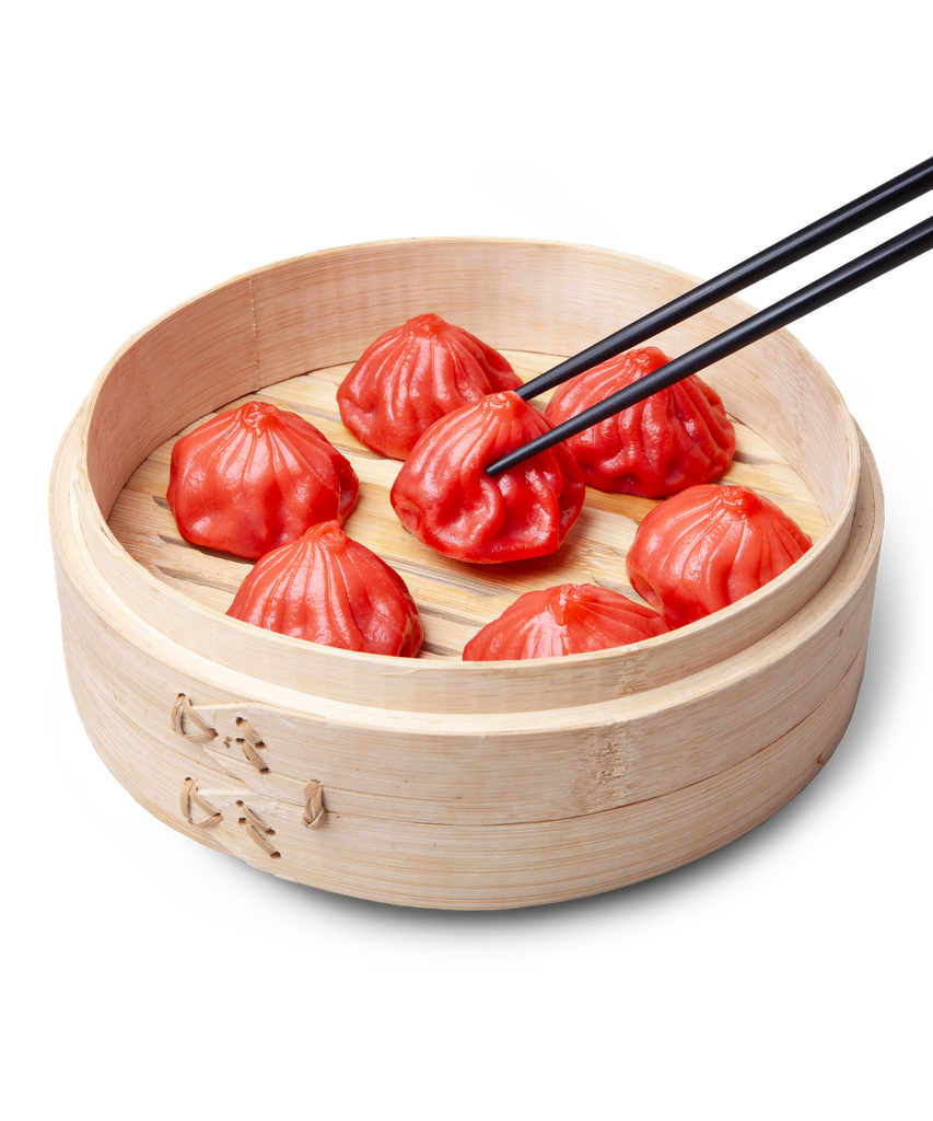 1-6. Xiaolongbao de Cerdo con caldo -Sabor Picante  