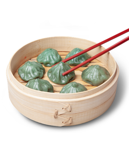 [1-8. Xiaolongbao de Cerdo con  setas y Caldo] 1.8. 菌菇灌汤鲜肉小笼