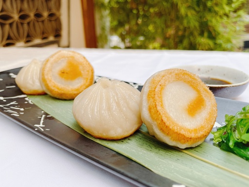 [1-3-4. Xiaolongbao de Cerdo Iberico con verdura para hacer a la plancha] 1-3-4. Iberian Pork Xiaolongbao with Grilling Vegetables