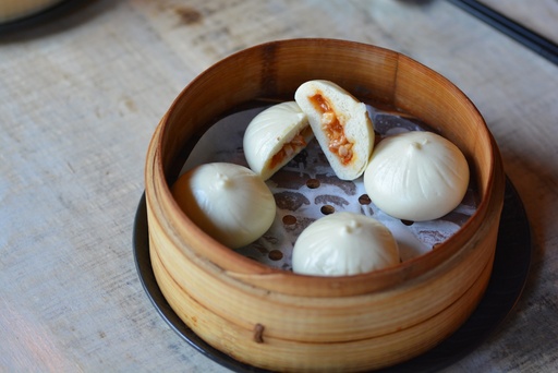 [33-3. Mini Bao de Pollo con Salsa BBQ] 33-3. 迷你新奥尔良鸡腿包