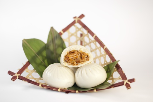 [6-5. Gran Bao de Pollo y BBQ] 6-6. Large Chicken and BBQ Bao.